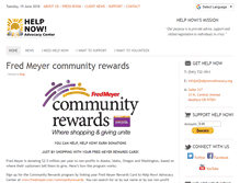 Tablet Screenshot of helpnowadvocacy.org